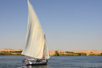 Le Nil en felouque