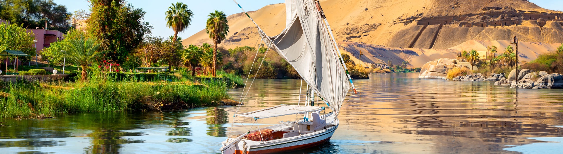 Le Nil en felouque