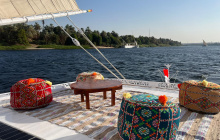 Promenade dans la campagne égyptienne et navigation en felouque