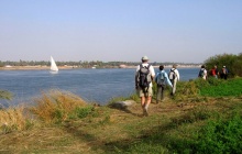 Randonnée  sur les rives du Nil